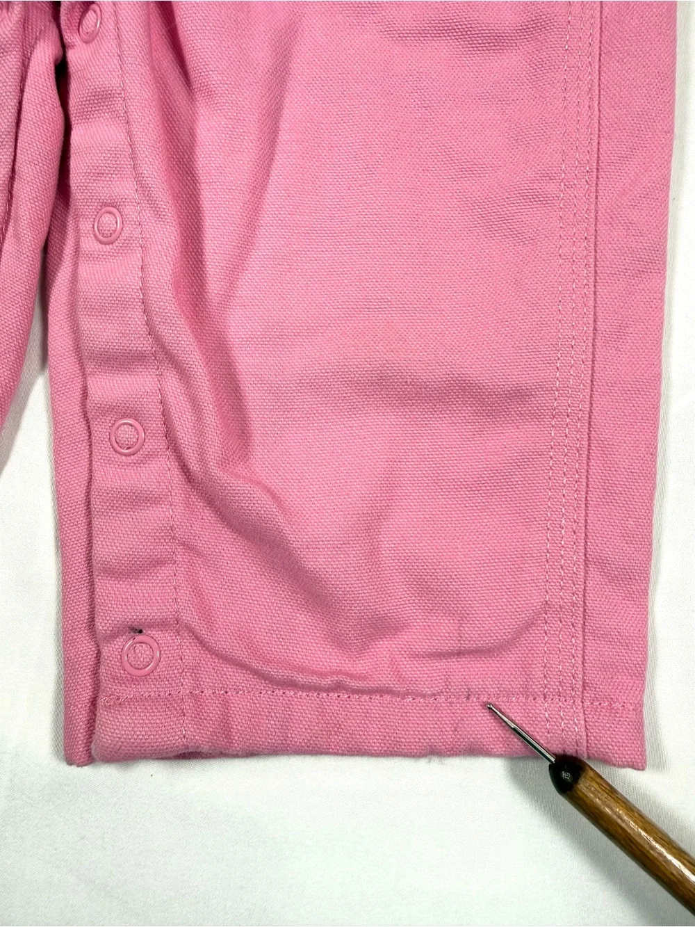 CARHARTT Girls Canvas Bib Overalls 9M Pink Plaid Lined Workwear Farmcore Western